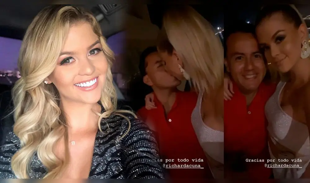 Brunella Horna engreída por Richard Acuña con fiesta sorpresa por su cumpleaños. Foto: Composición Brunella Horna engreída por Richard Acuña con fiesta sorpresa por su cumpleaños. Foto: Composición