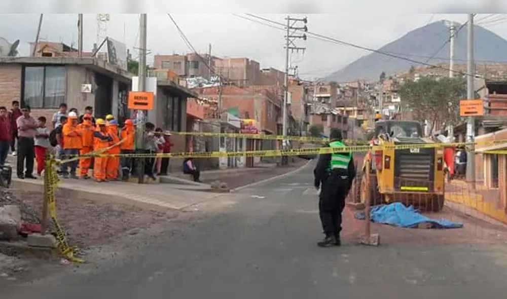 Egresado de la Unsa muere arrollado por maquinaria pesada en Arequipa.