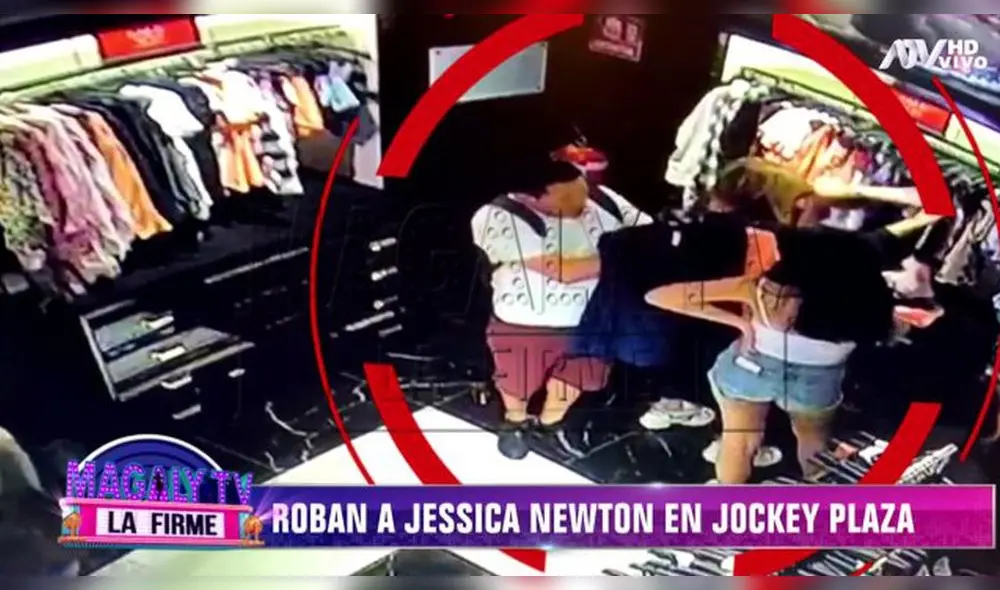 Jessica Newton: Roban a ex Miss Perú en conocido centro comercial