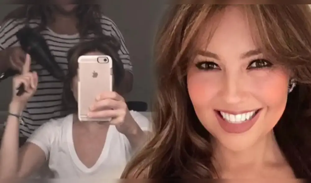 Thalía sufre quemadura en su cara y muestra cómo quedó. Fuente: Instagram Thalía sufre quemadura en su cara y muestra cómo quedó. Fuente: Instagram