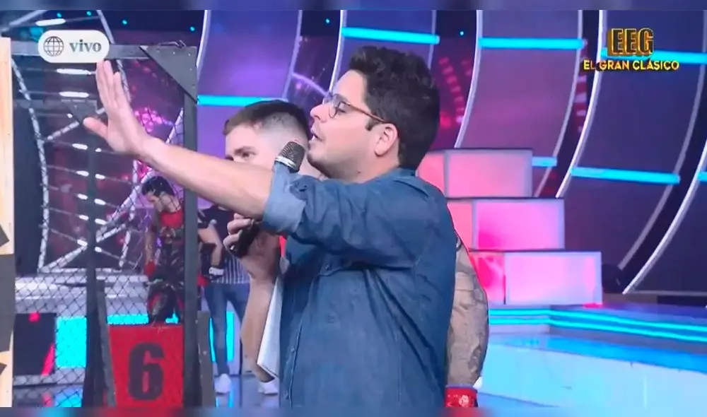 Gian Piero Díaz se ofusca en Esto es Guerra