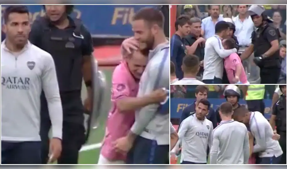 River vs Boca: el emotivo gesto de Carlos Tévez con hincha que se metió al entrenamiento