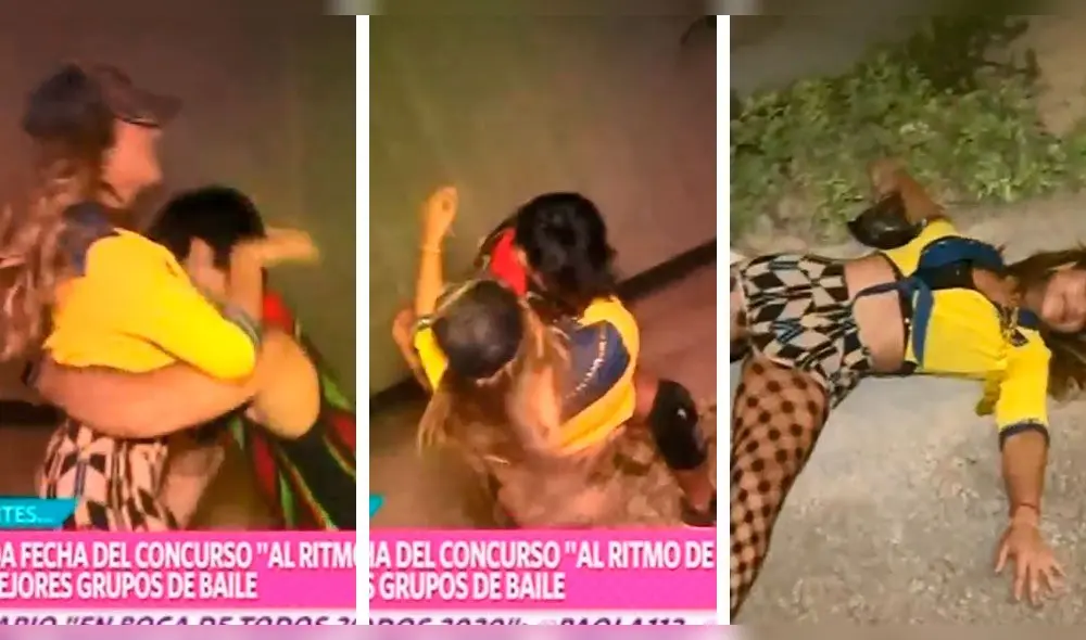 El chico reality dejó "lesionada" a la bailarina cuando realizaban una coreografía.