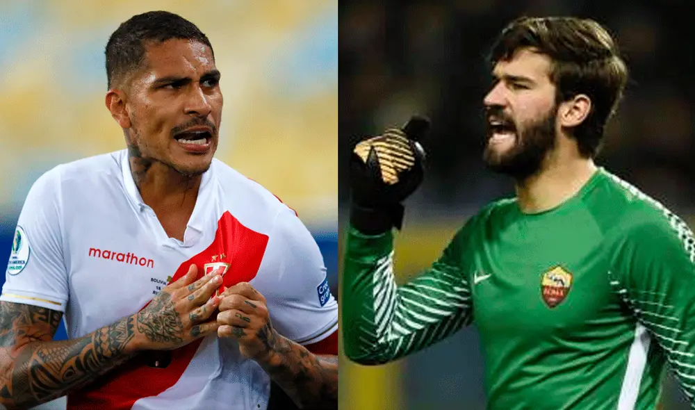 Advertencia de Alisson Becker a Paolo Guerrero