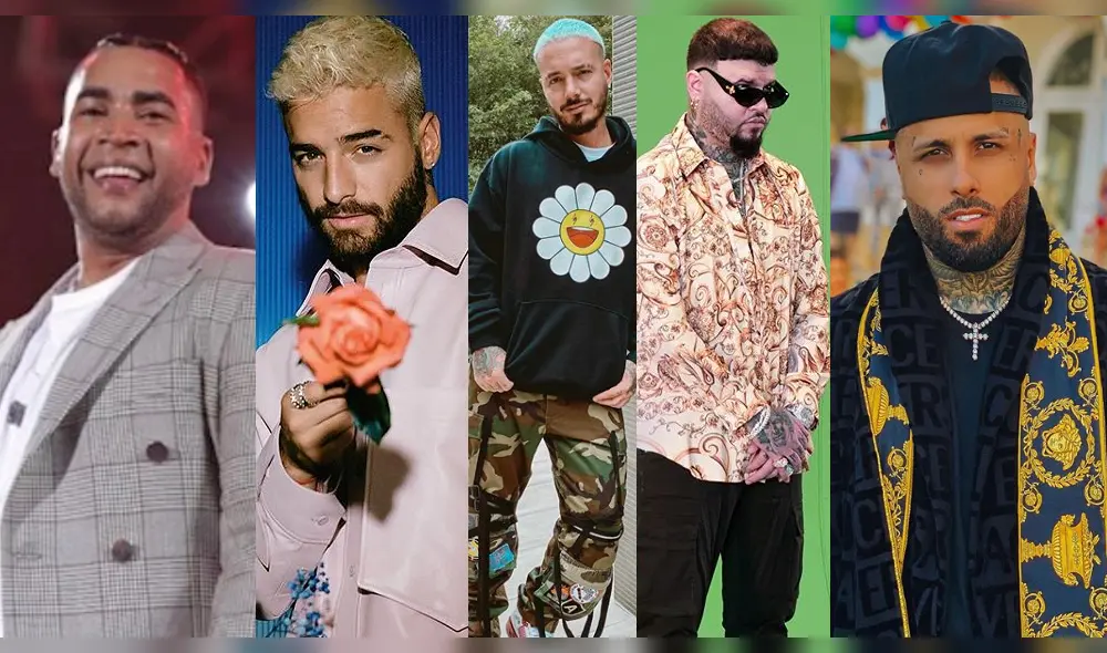 Conoce a los cantantes del género urbano con mayor poder económico | Foto: Composición GLR