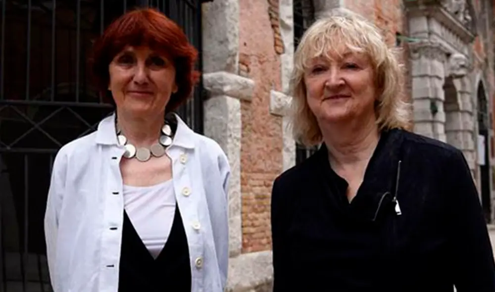 Yvonne Farrell y Shelley McNamara, de Grafton Architects, el primer dúo de mujeres en ganar el premio Pritzker. (Foto: AFP) Yvonne Farrell y Shelley McNamara, de Grafton Architects, el primer dúo de mujeres en ganar el premio Pritzker. (Foto: AFP)