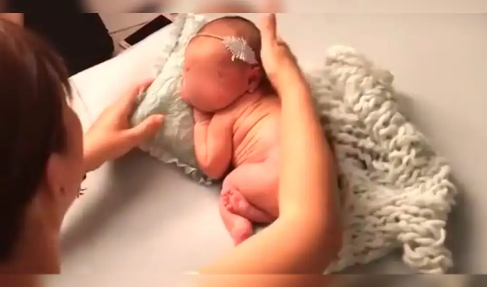 Facebook: sesión fotográfica de bebé termina manchada por inesperada situación [VIDEO]