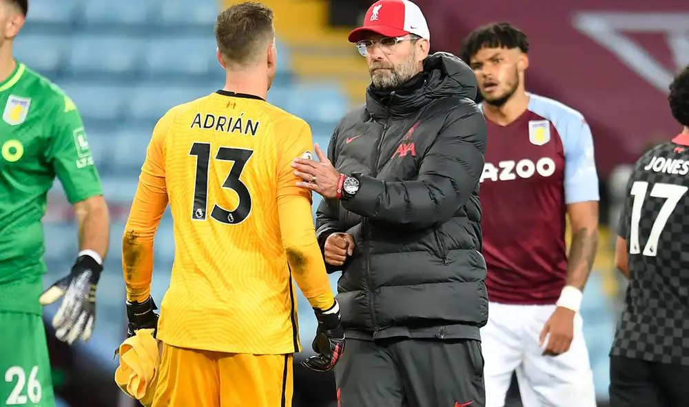 Liverpool cayó goleado 7-2 ante el Aston Villa por la fecha 4 de la Premier League 2020-21. Foto: AFP. Liverpool cayó goleado 7-2 ante el Aston Villa por la fecha 4 de la Premier League 2020-21. Foto: AFP.