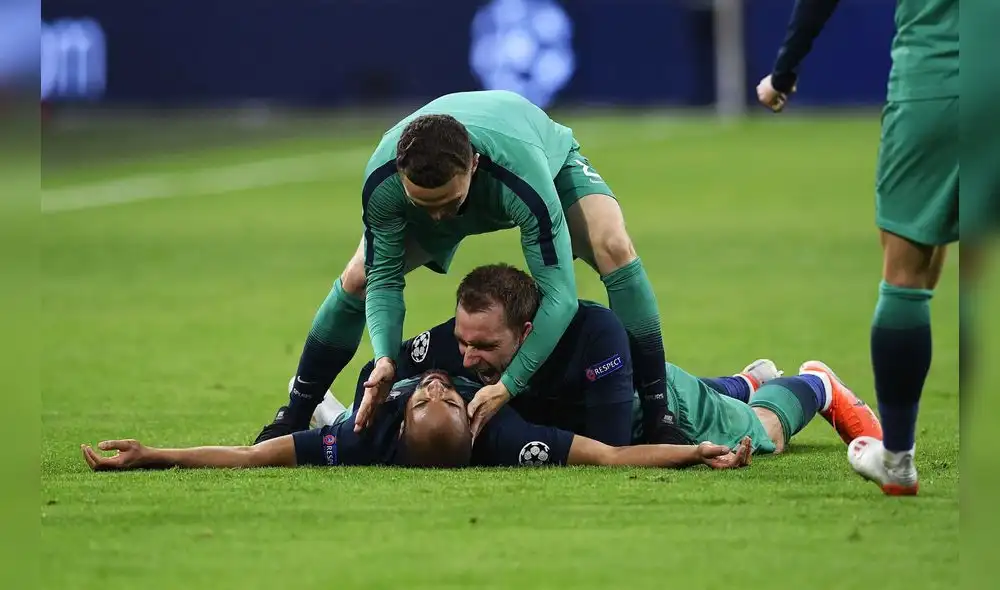 El conmovedor llanto de Lucas Moura al ver el gol que clasificó al Tottenham a la final de la Champions League [VIDEO]
