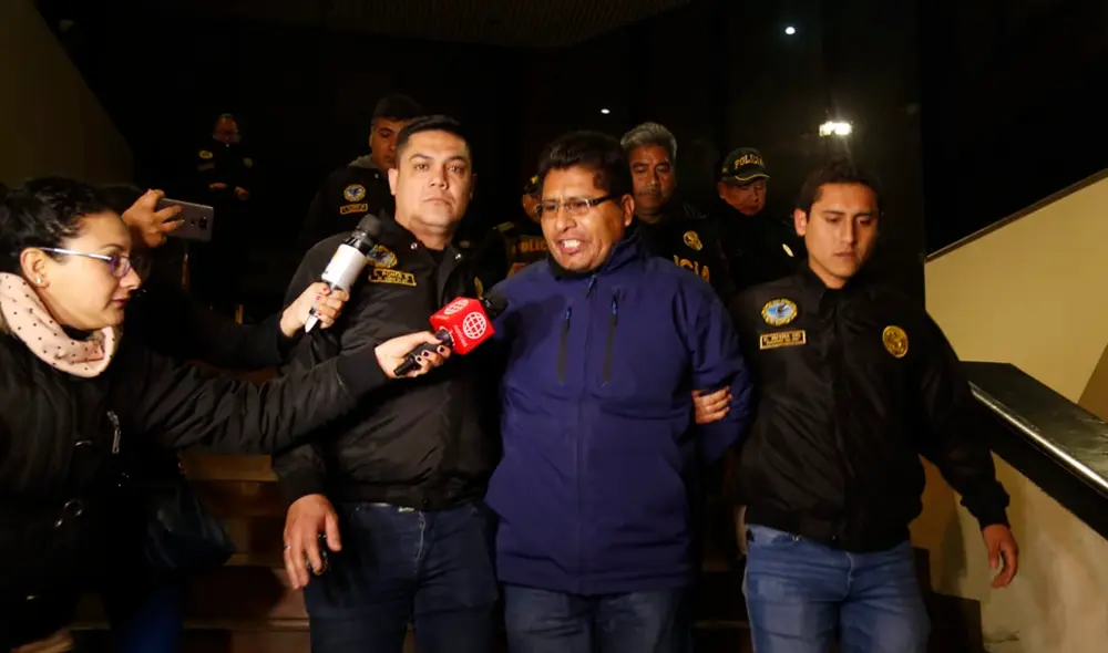 Detención Walter Aduviri. Foto: Mauricio Malca. Detención Walter Aduviri. Foto: Mauricio Malca.