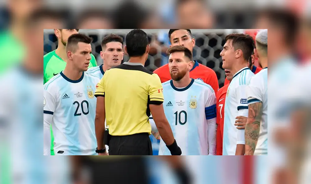 El argentino recibió una leve sanción por su expulsión en el duelo con Chile por la Copa América. Créditos: EFE El argentino recibió una leve sanción por su expulsión en el duelo con Chile por la Copa América. Créditos: EFE