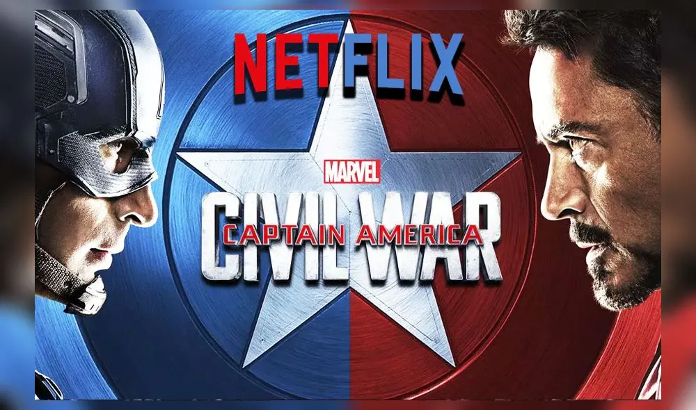 Capitán América Civil War ya se encuentra disponible en Netflix.