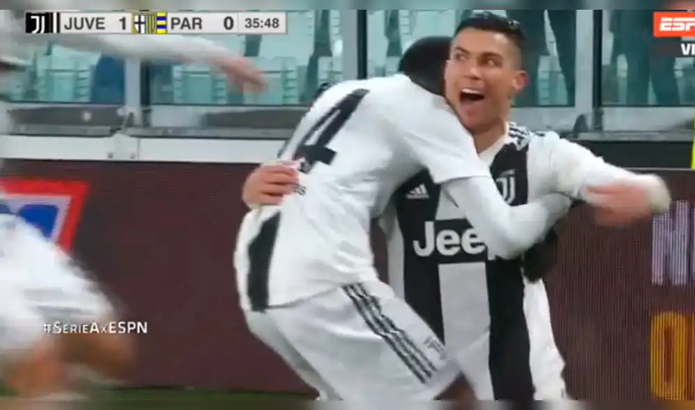 Juventus vs Parma EN VIVO: Cristiano abre el marcador con increíble maniobra [VIDEO]