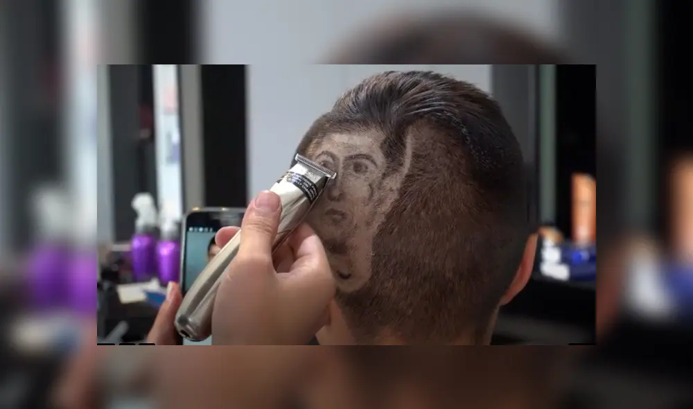 Barbero inexperto hace corte con el rostro de Cristiano Ronaldo y todo sale mal. Barbero inexperto hace corte con el rostro de Cristiano Ronaldo y todo sale mal.
