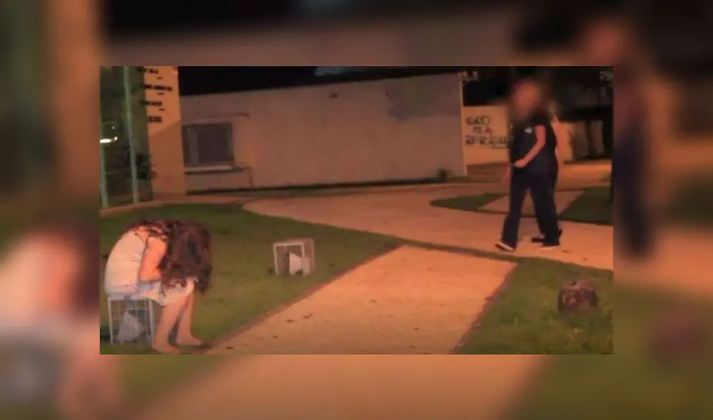 Los agentes encontraron a la niña llorando en una calle. Fuente: América 24.