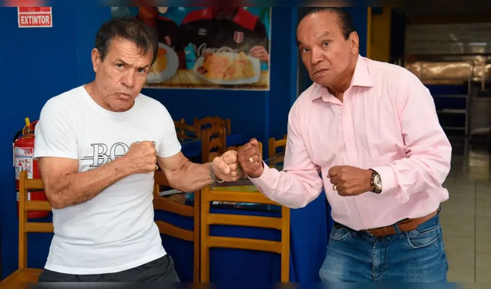 Miguel Barraza y Melcochita Foto: archivo