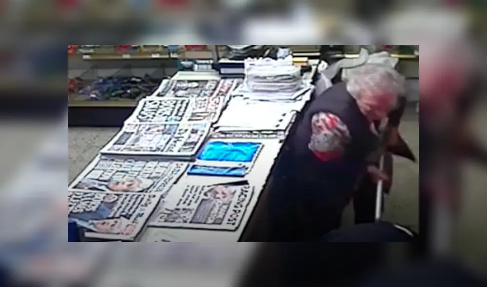 Vía YouTube. La octogenaria se ganó la admiración de todos al enfrentarse a ladrones para defender su negocio Vía YouTube. La octogenaria se ganó la admiración de todos al enfrentarse a ladrones para defender su negocio