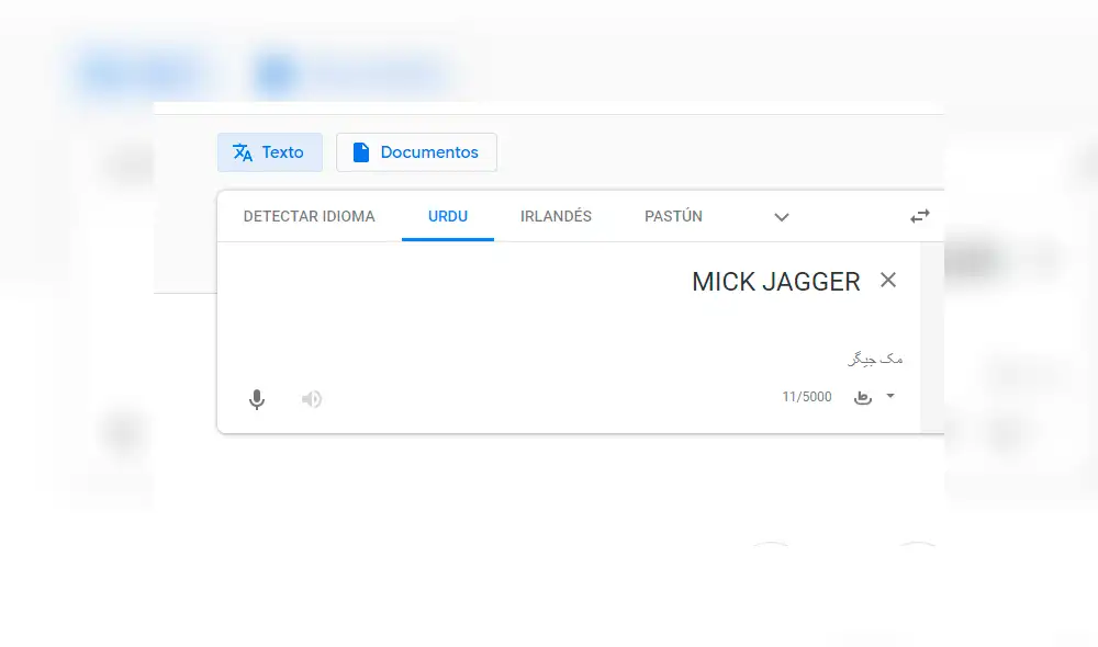 Google Translate: Este usuario puso 'Mick Jagger' en el traductor y el resultado lo dejó sin palabras [FOTOS]