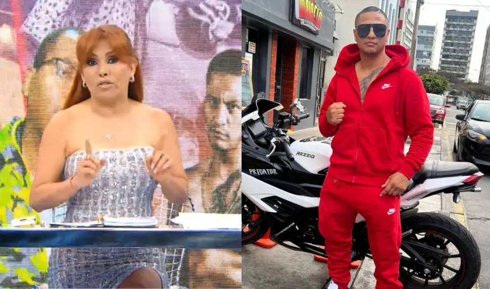Magaly 'cuadró' a Maicelo y contactó con profesionales del box, quienes aseguraron los riesgos de sus shows. Foto: captura de ATV/Instagram/Jonathan Maicelo