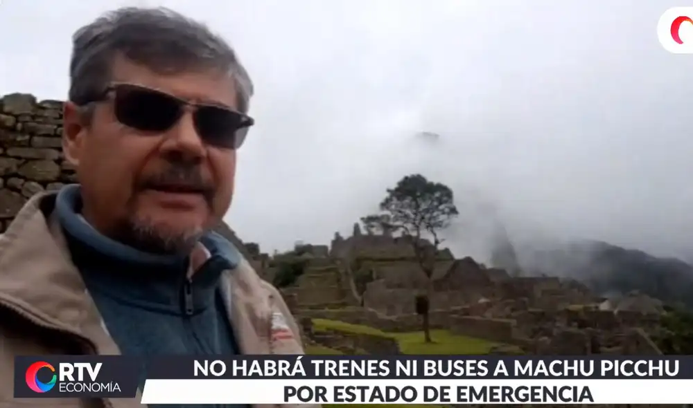 Miguel Zamora, administrador del parque arqueológico de Machu Picchu. Foto: Captura.