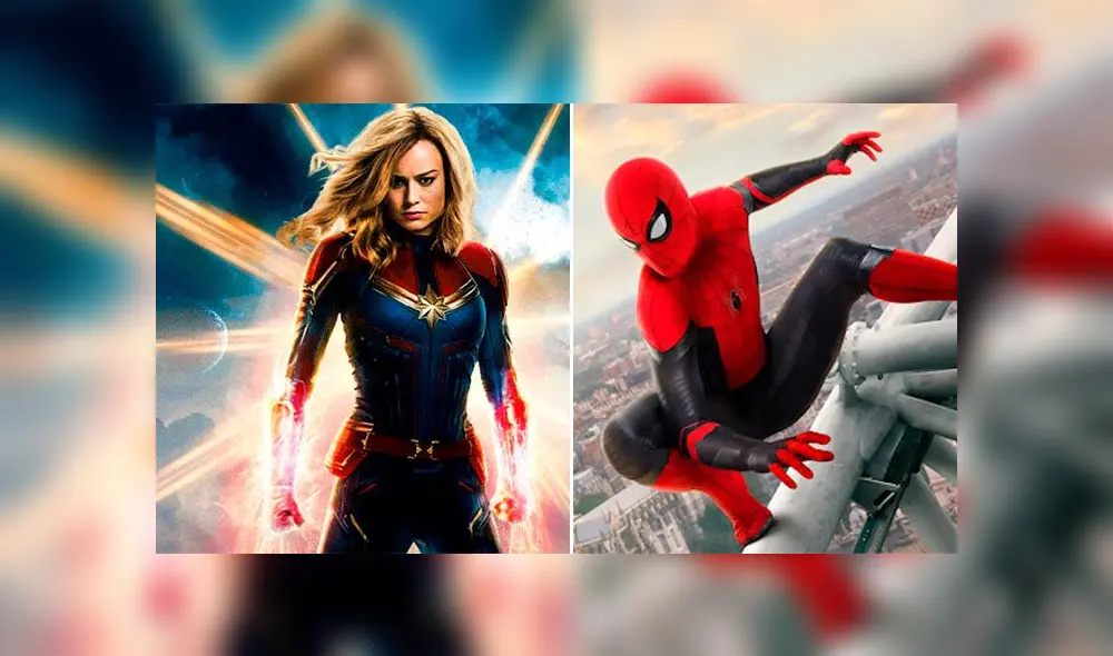 Capitana Marvel y Spider-Man podrían ser nuevos líderes del UCM según rumores. Créditos: Composición
