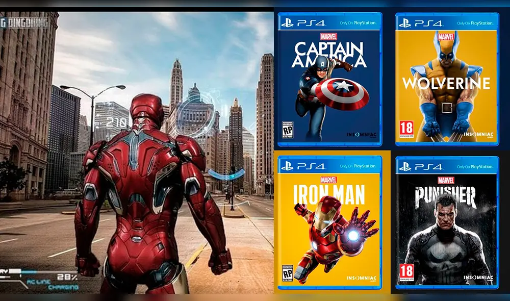 PS4: Crean concepto para juego de Iron Man al estilo de Marvel's Spiderman [FOTOS]