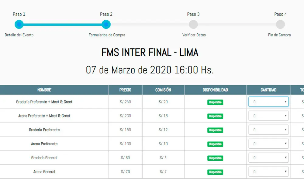 fms inter entradas fms inter entradas