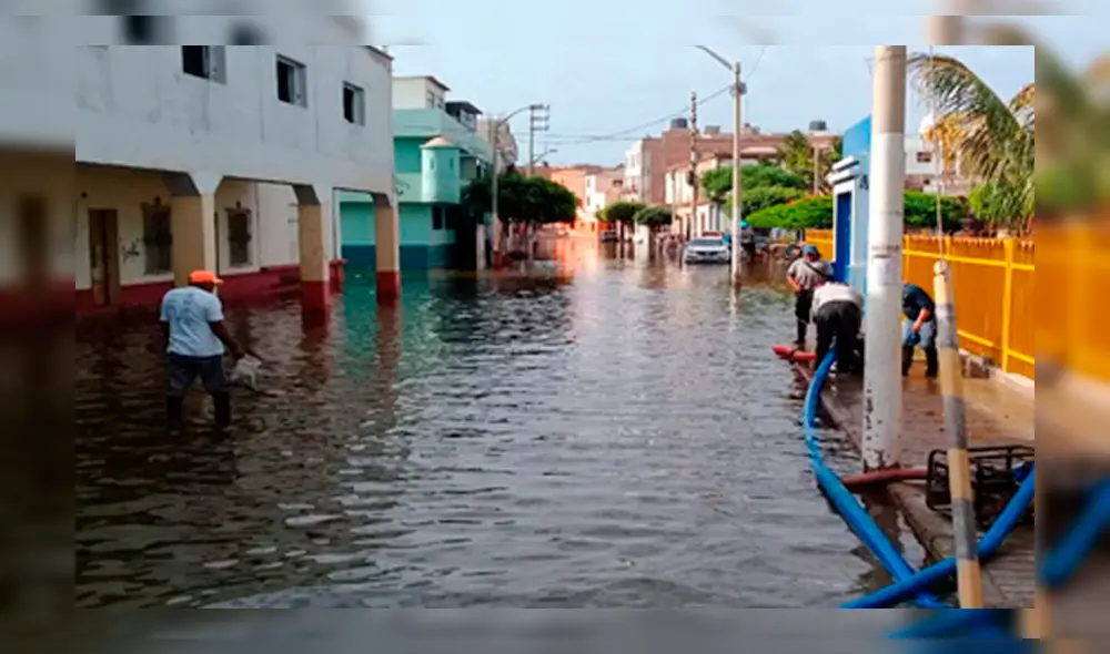 Altura del agua alcanzó un máximo de 80 centímetros. Altura del agua alcanzó un máximo de 80 centímetros.