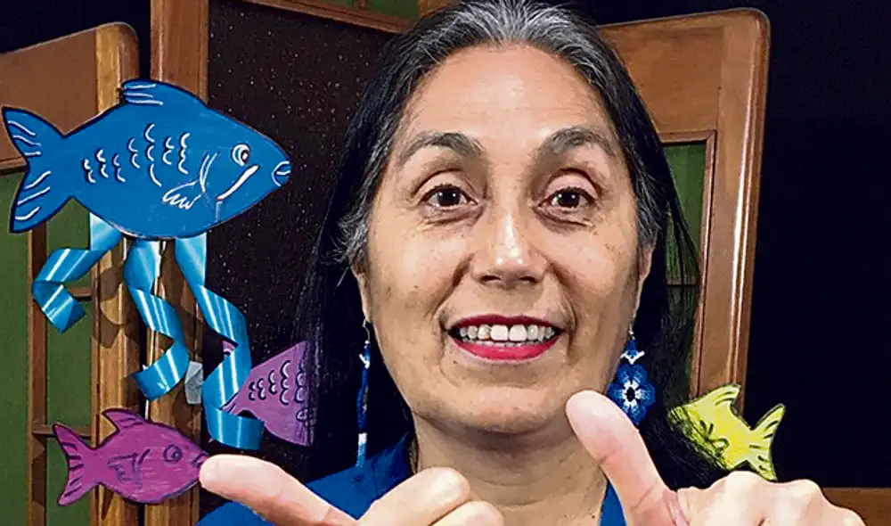 Creadora. La actriz Débora Correa sostiene que el taller que dictan involucra a toda la familia.