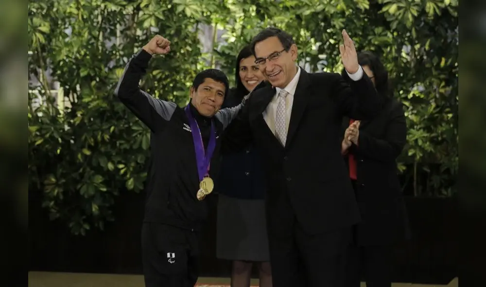 Martín Vizcarra felicitó a medallistas de Juegos Parapanamericanos [FOTOS]