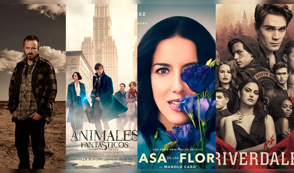 Conoce la lista completa de películas, series y animes que llegan en octubre. Foto: Composición