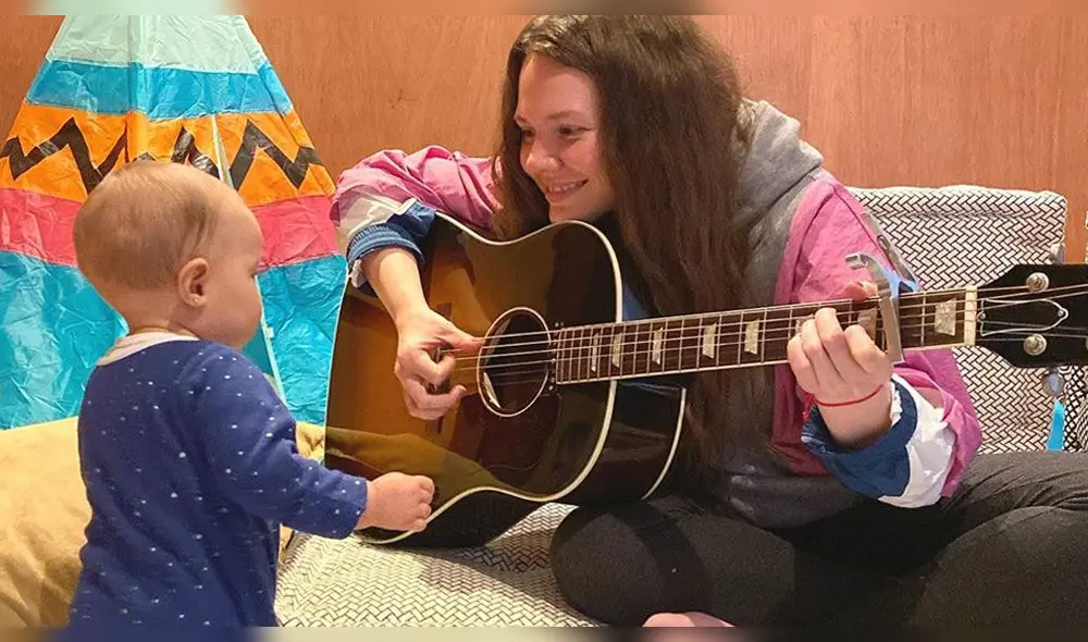 Joy Huerta muestra cuánto ha crecido su hija. Foto: Instagram