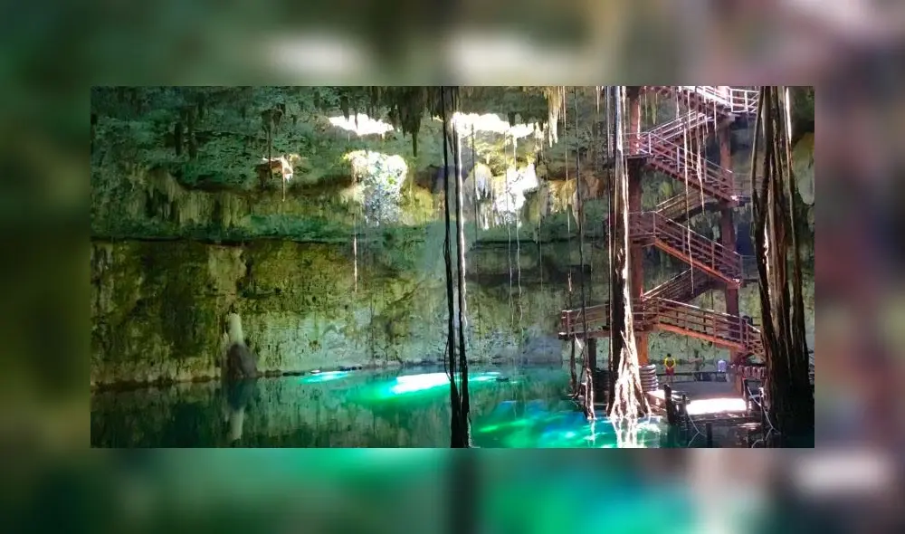 Altar Maya es descubierto en un cenote de la Playa del Carmen. (Foto: Radio Fórmula)