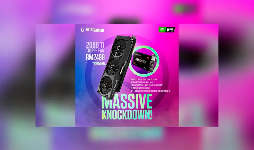 ¿Bajarán de precio las tarjetas Nvidia RTX 2000 también en nuestro país? Imagen: Zotac Gaming. ¿Bajarán de precio las tarjetas Nvidia RTX 2000 también en nuestro país? Imagen: Zotac Gaming.