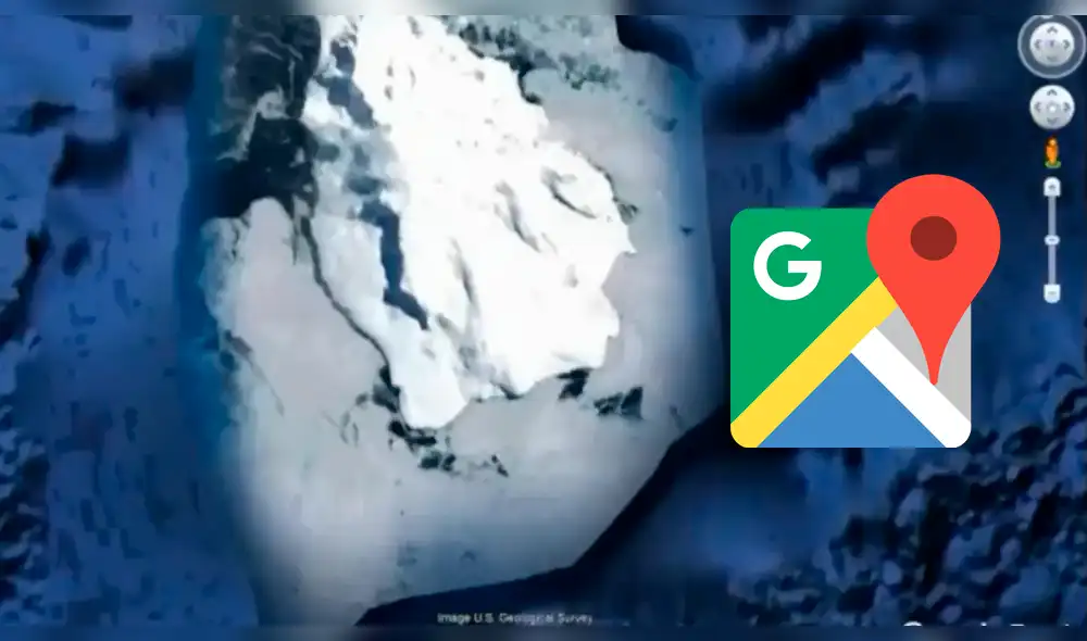 Google Maps: sorpresa genera extraño avión captado en la Antártida [FOTOS]