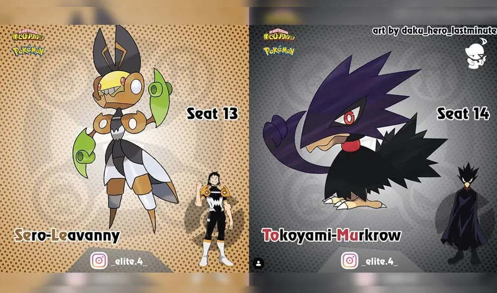 My Hero Academia: Artistas fusionan a personajes con Pokémon de nueva generación [FOTOS]