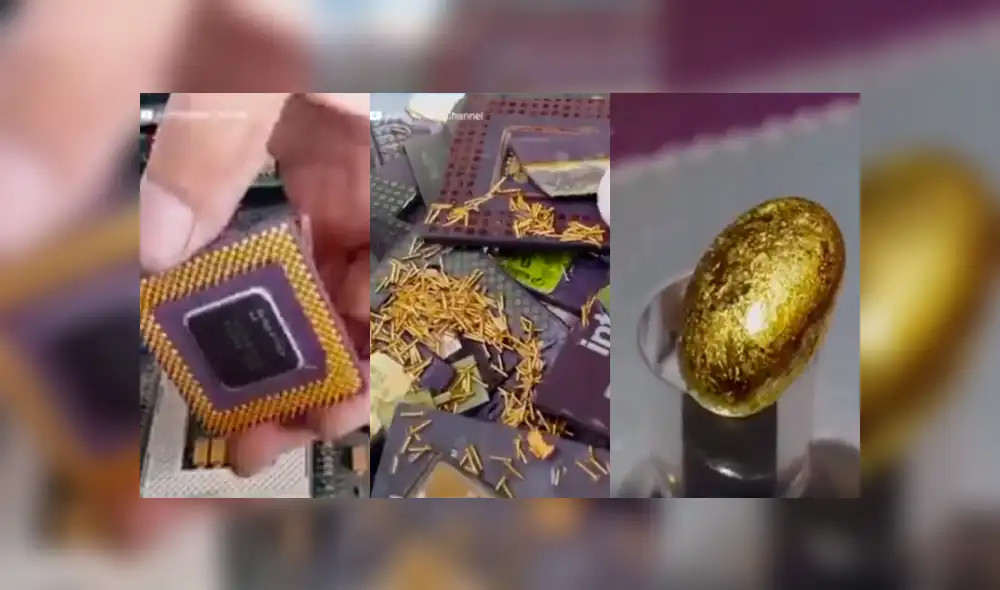Facebook: revelan método para extraer oro de computadoras antiguas y miles quedan sorprendidos [VIDEO]