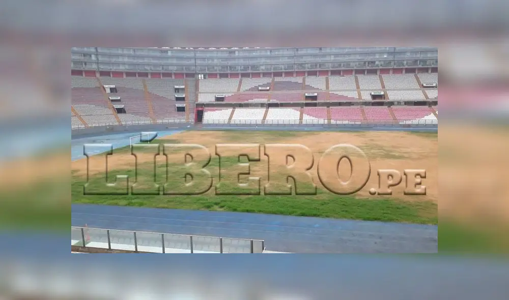 El estadio nacional también se encuentra en pésimas condiciones. Foto: Líbero El estadio nacional también se encuentra en pésimas condiciones. Foto: Líbero