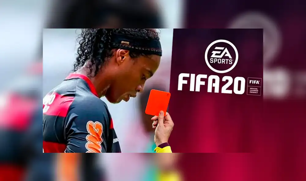 Ronaldinho estaría cerca de perder toda su presencia en el videojuego de EA Sports FIFA 20.