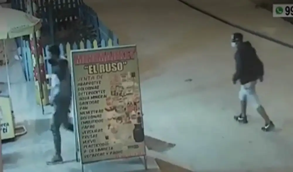 Vecinos denuncian que esta zona cercana a la avenida Reiche ha sufrido varios asaltos a mano armada. Foto: captura de América