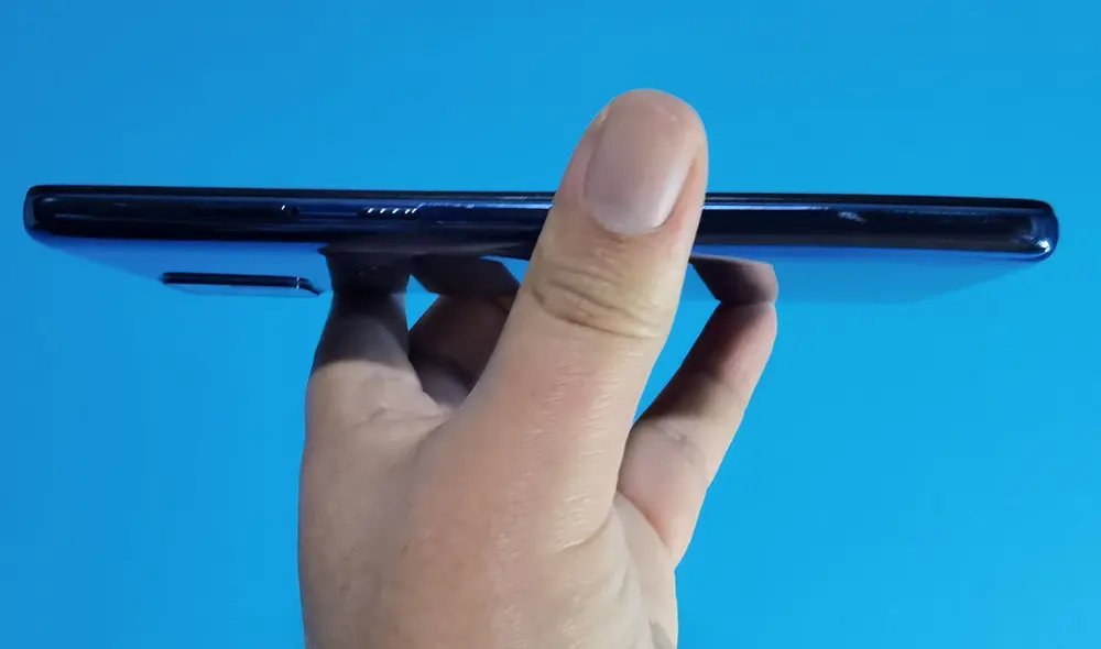 Lateral del Moto G9 Plus. Foto: Edson Henriquez