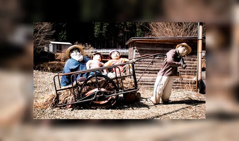 El escalofriante pueblo de Japón donde muñecos de tamaño humano reemplazan a la gente que se fue [VIDEO] 