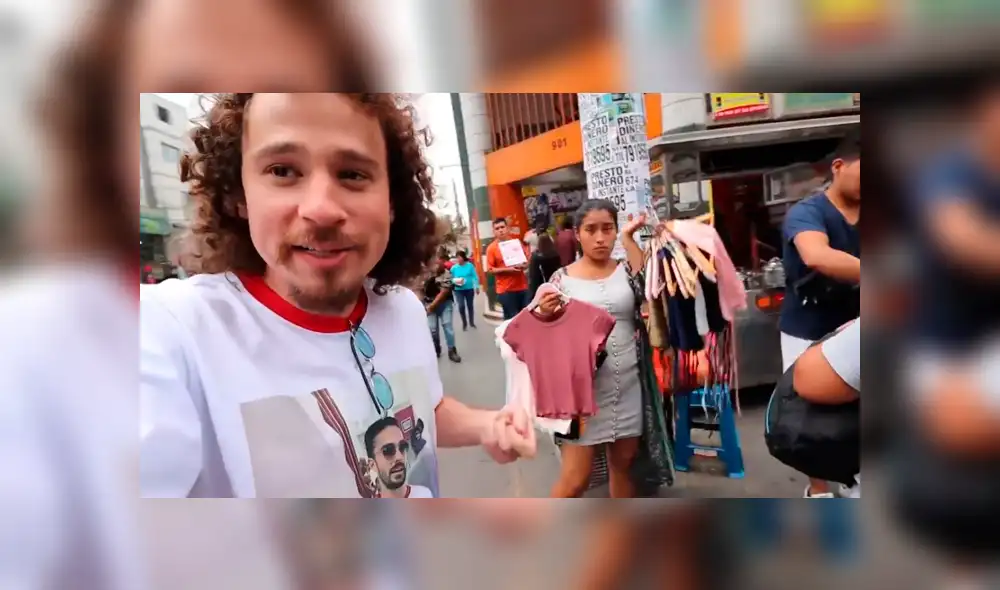 YouTube Viral: Luisito Comunica visita Gamarra y realiza el arte del estampado de polos  [VIDEO]