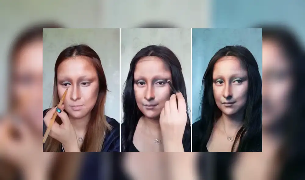 En YouTube se volvió viral una chica china que se transformó en la Mona Lisa. En YouTube se volvió viral una chica china que se transformó en la Mona Lisa.