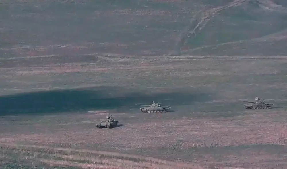 El conflicto deja al menos 23 muertos y más de un centenar de heridos. Foto: Ministerio de Defensa de Armenia / AFP