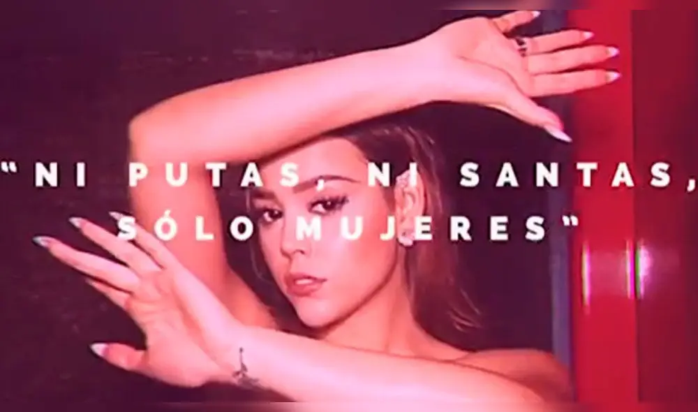 Danna Paola se reafirma como una artista feminista y emite mensaje por el Día de la Mujer. Foto: Composición