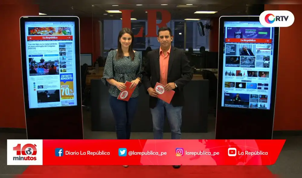 Así se desarrolla marcha de 'Con mis hijos no te metas' - 10 minutos Edición Tarde