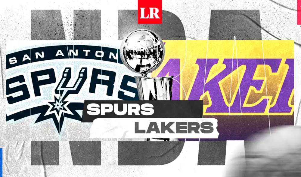 Lakers y Spurs se ven las caras en el AT & T de San Antonio. Gráfica: Fabrizio Oviedo/La República.
