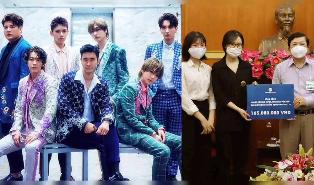 VELF realizan generosa donación en nombre de SUPER JUNIOR. VELF realizan generosa donación en nombre de SUPER JUNIOR.