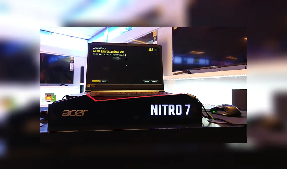 Ya está en nuestro país la Acer Nitro 7. Ya está en nuestro país la Acer Nitro 7.